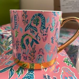 Lilly Pulitzer, NIB, Girls Night Out mug